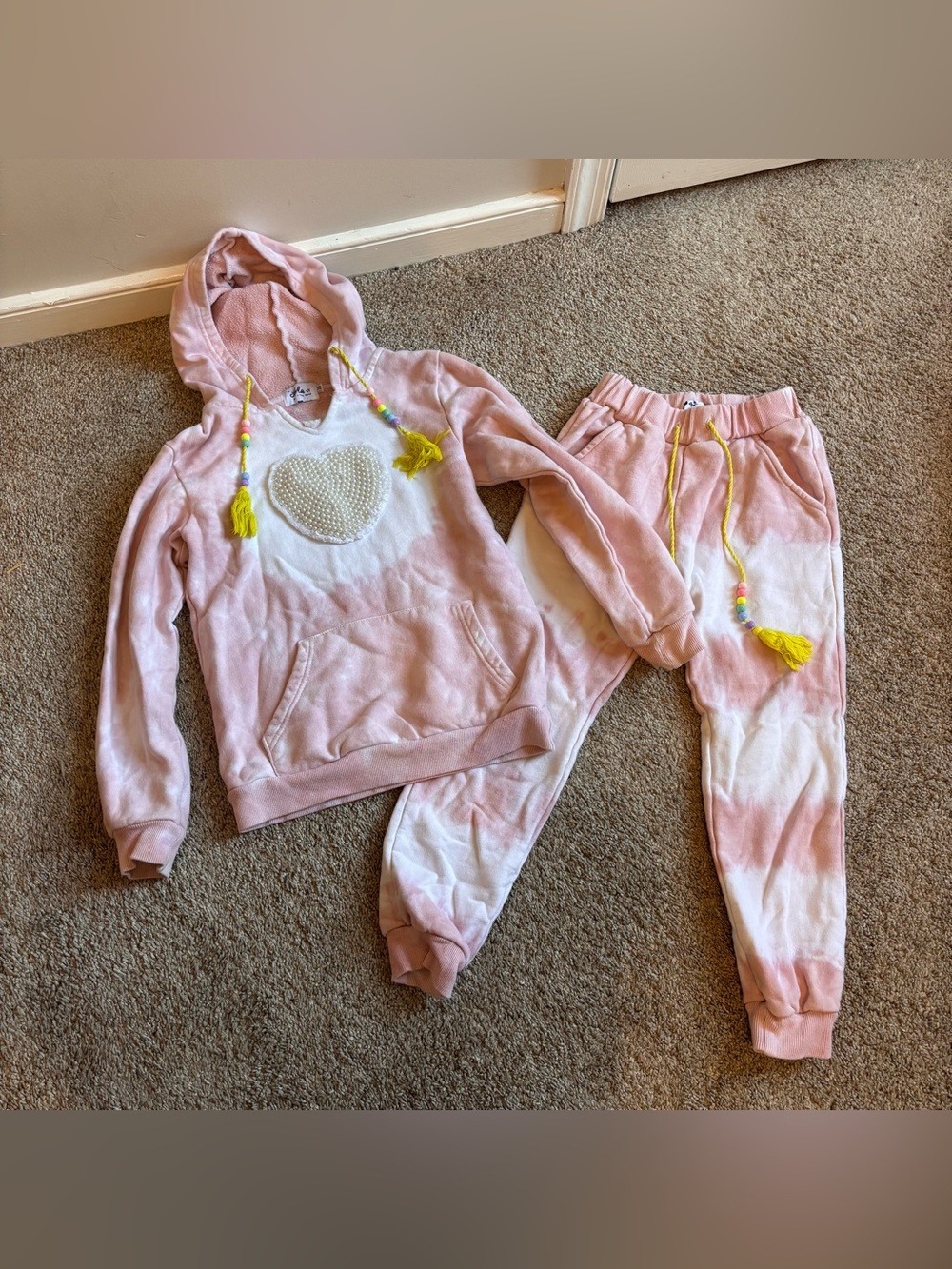 Candy Heart Tie Dye Set from Lola + The Boys Size 10